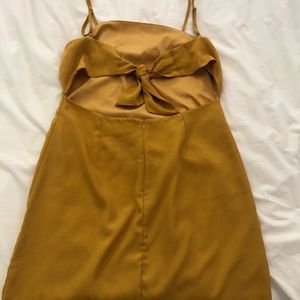 Lulus Mustard Yellow Mini Dress